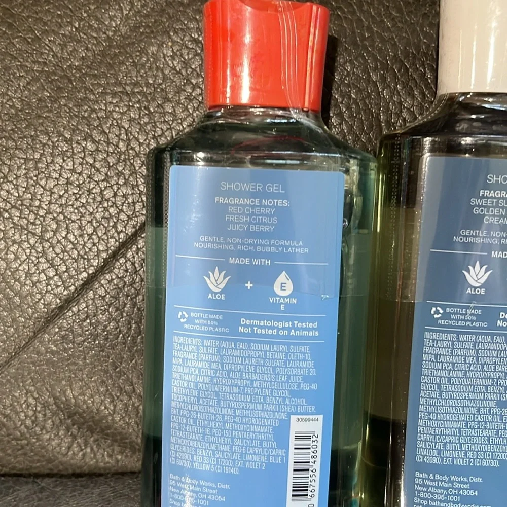Bath & Body Works Shower Gel duo in firecracker pop and berry waffle cone